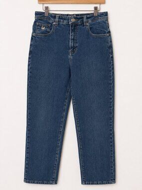 Vintage Gitano Women's High Rise Tapered Leg Jeans Size 8 Blue Stretch Denim
